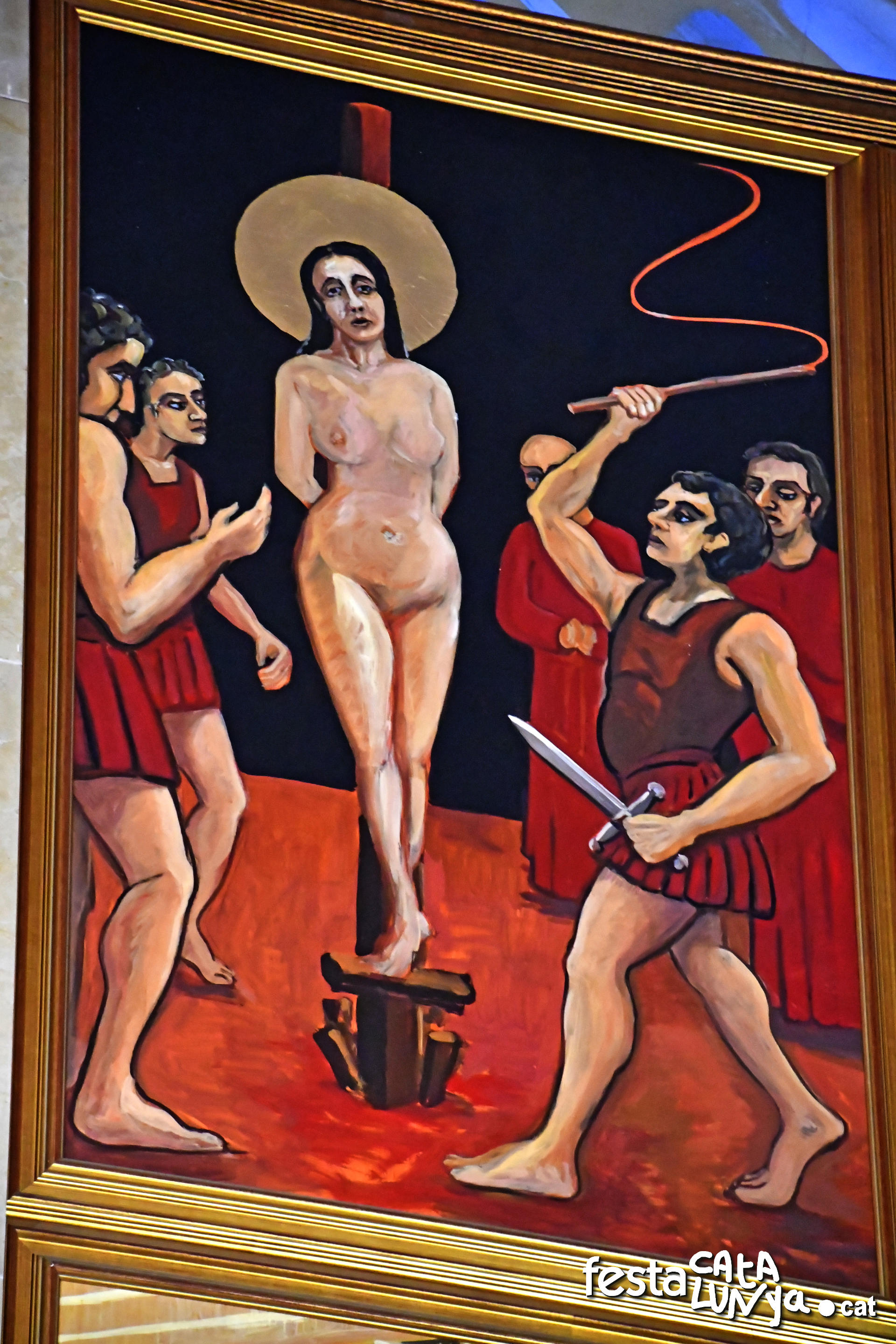 Santa Bàrbara - Església arxiprestal - Retaule Major
