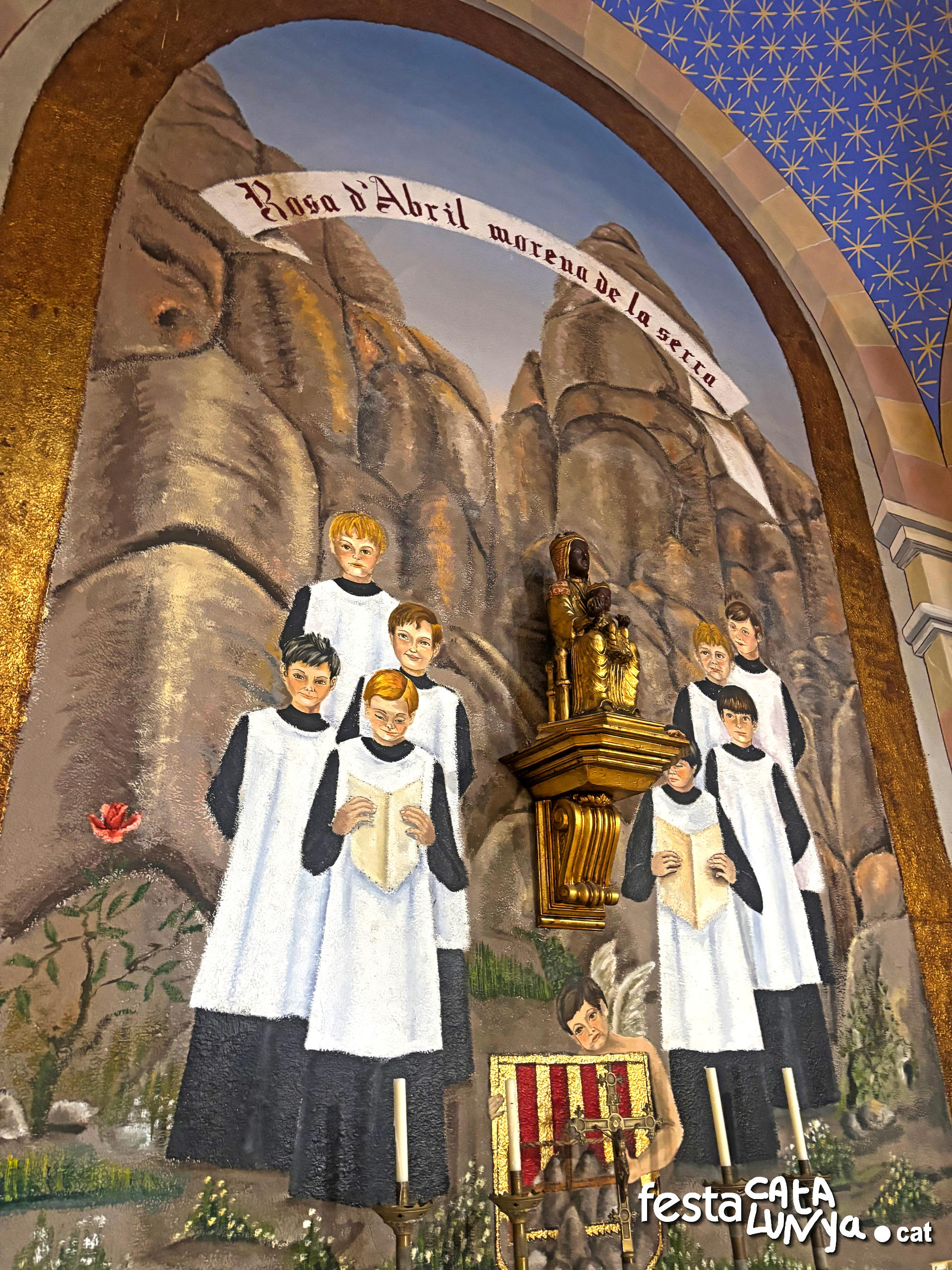 Santa Bàrbara - Església arxiprestal - Capella Mare de Déu de Montserrat
