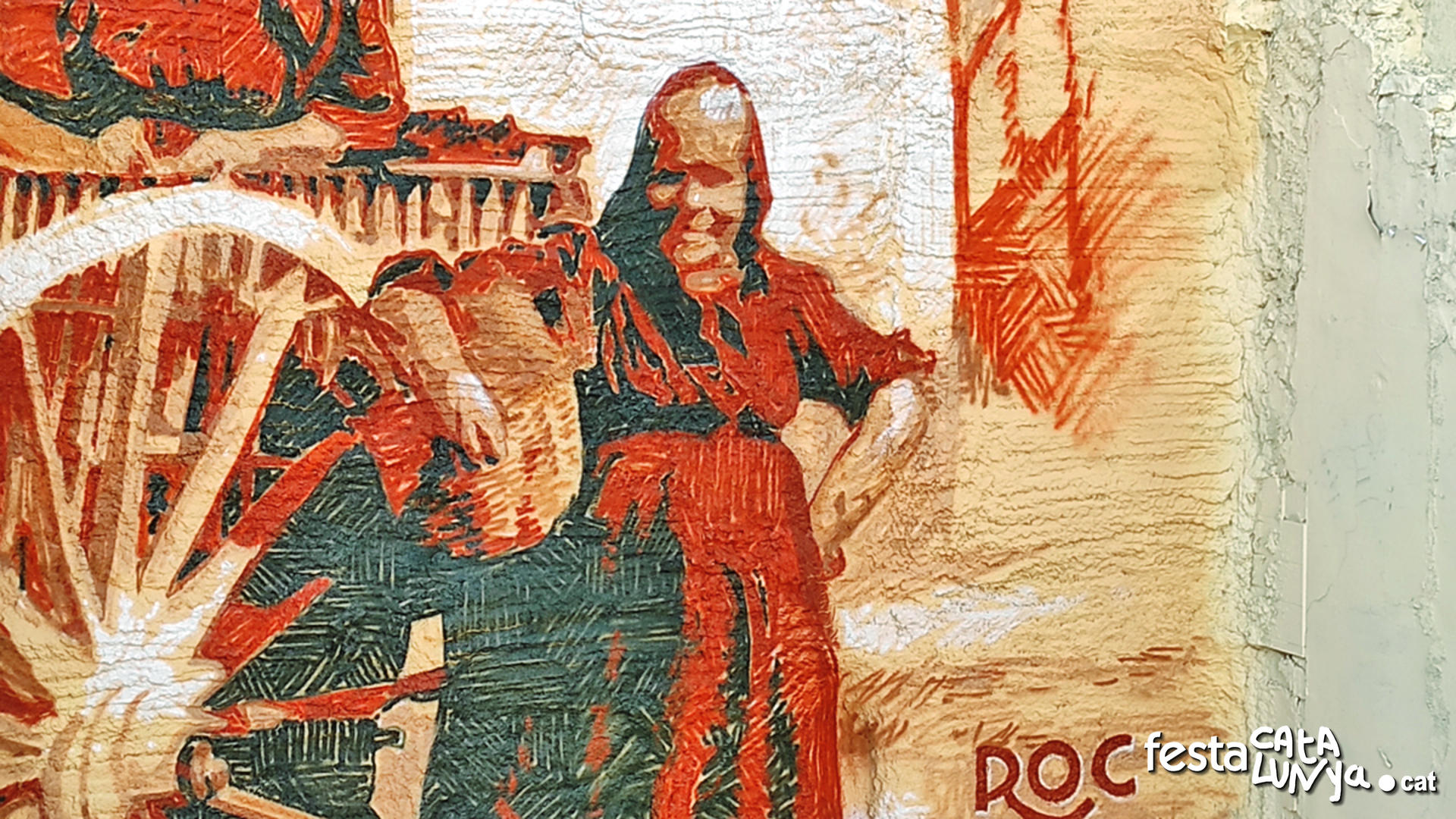 Santa Bàrbara - Mural dels Avantpassats