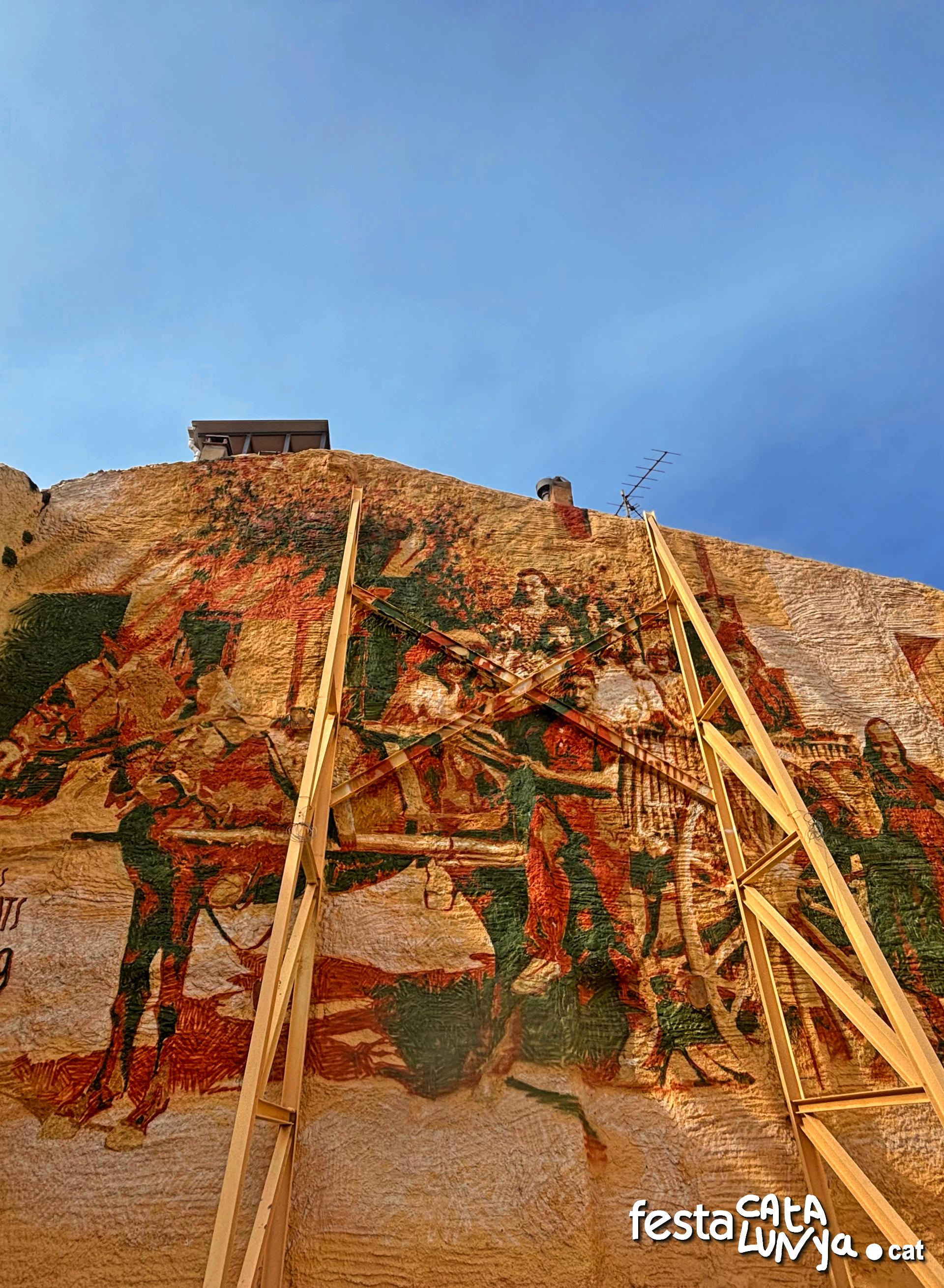 Santa Bàrbara - Mural dels Avantpassats 