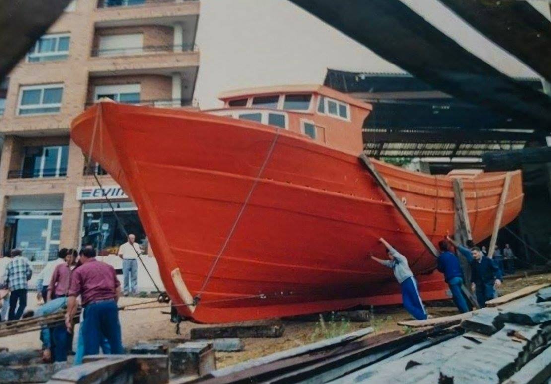 La Ràpita - Drassanes de Carceller o Carcellé. Joan i Maria (1989). Foto Les barques de la Ràpita