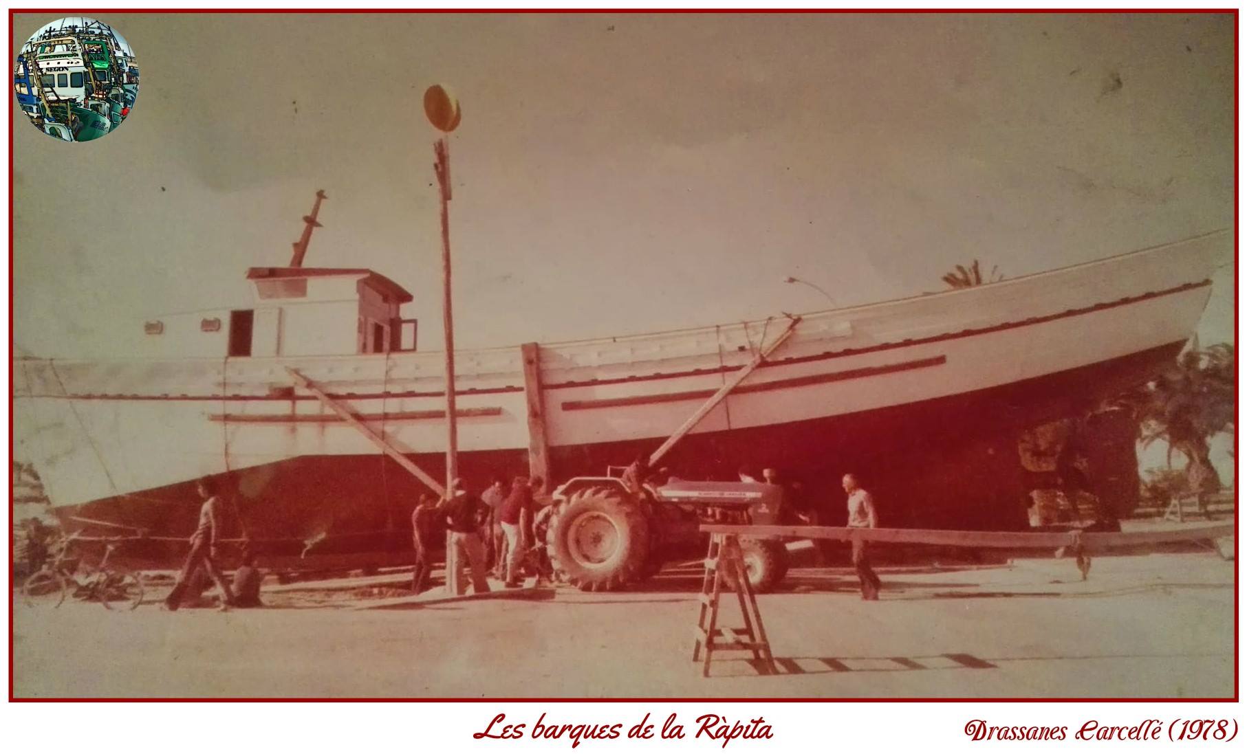 La Ràpita - Drassanes de Carceller o Carcellé. Virgen del Amparo Segunda (1978). Foto Drassanes Carcellé