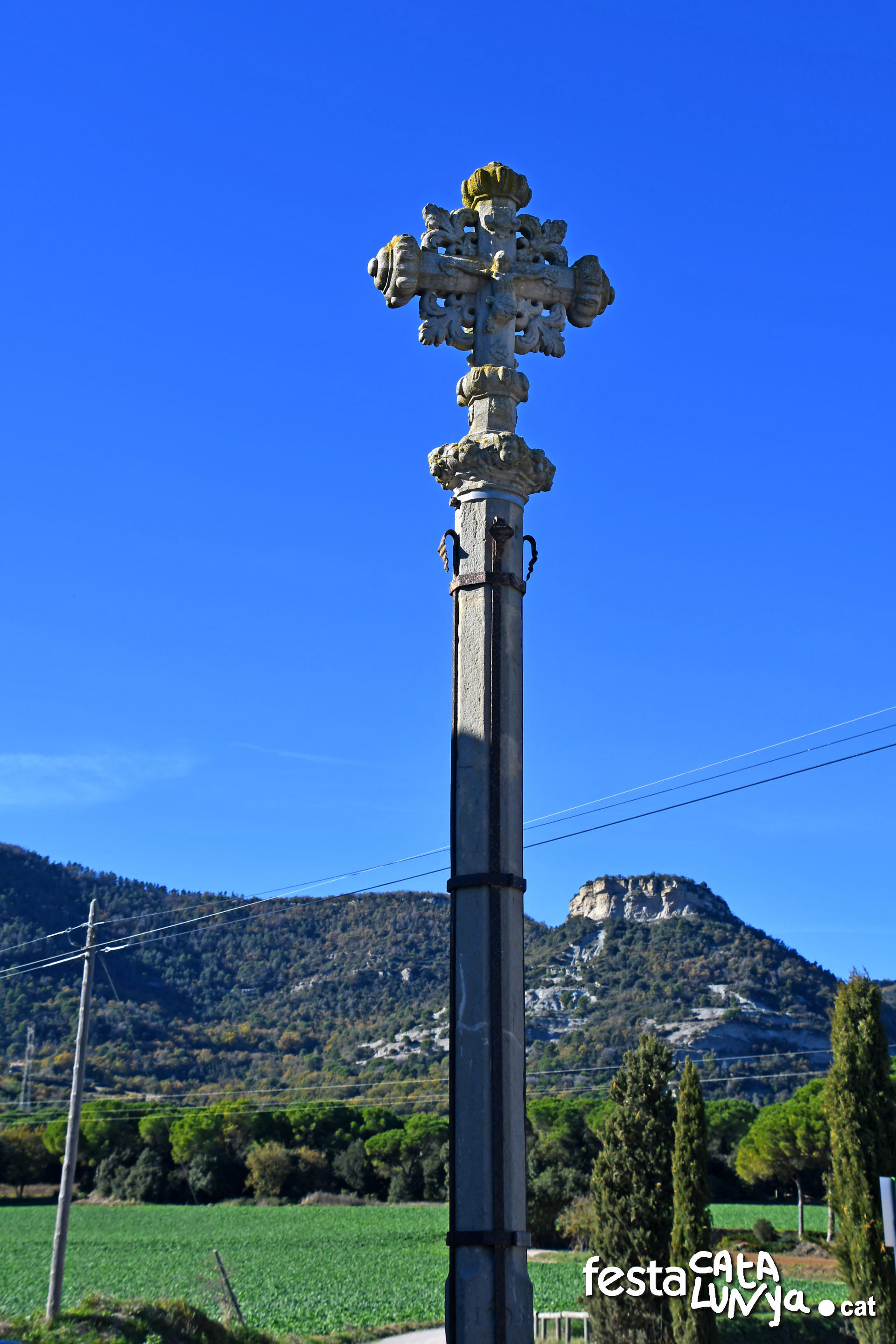 Balenyà - Creu de terme de l'Ajuda 