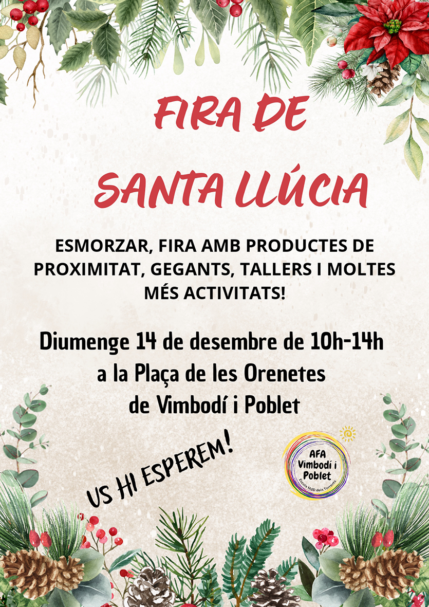 Vimbodí i Poblet - Fira de Santa Llúcia 