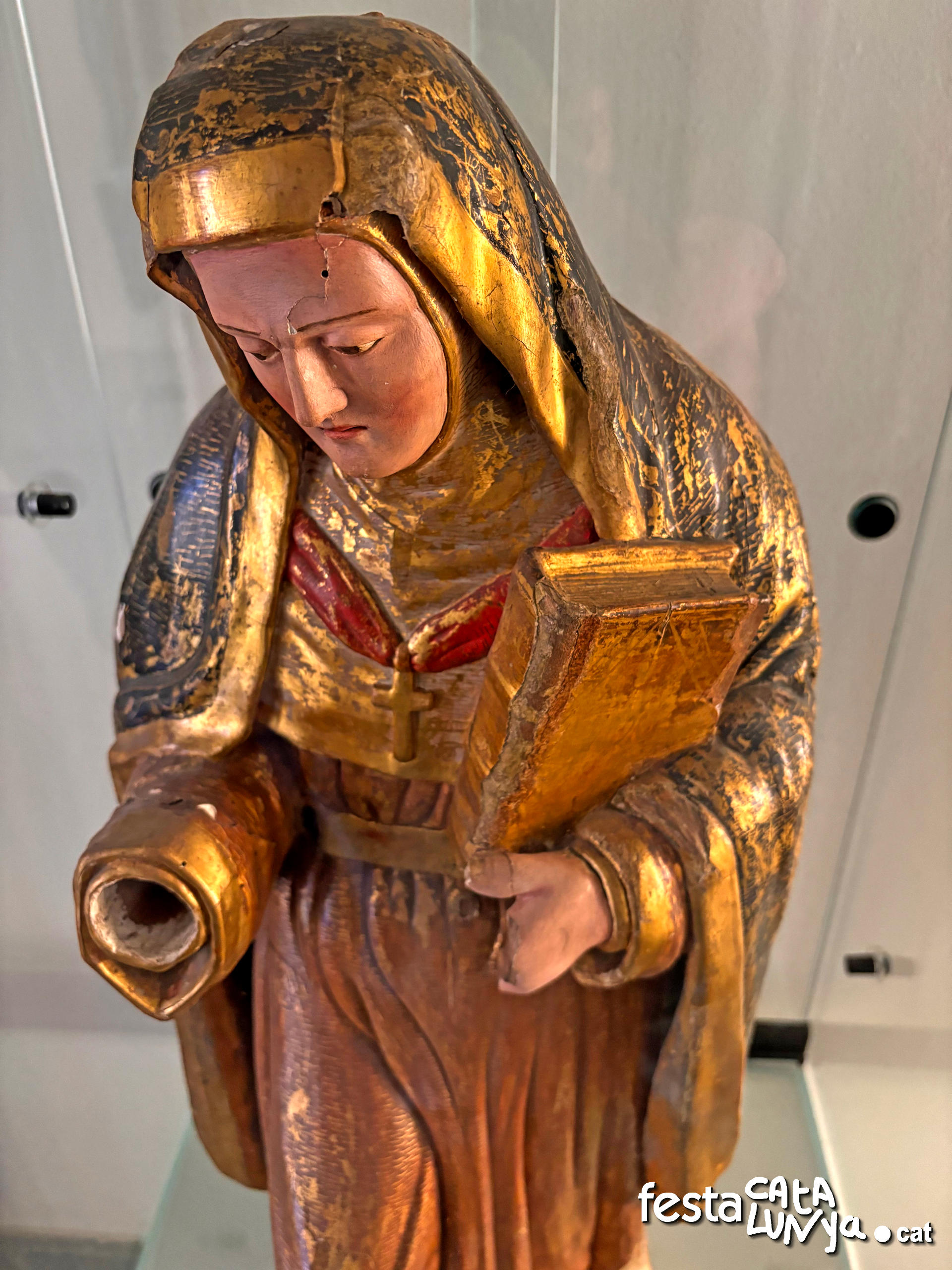 Sarral - Escultures barroques a l’Ajuntament - Santa Francesca Romana 