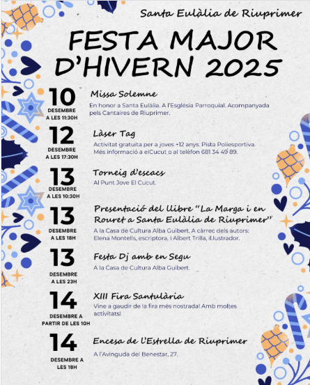 Santa Eulàlia de Riuprimer - Festa Major d'Hivern 
