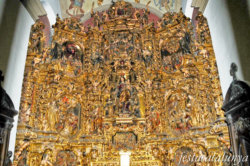 Olot - Església parroquial de Sant Esteve (Retaule del Roser)