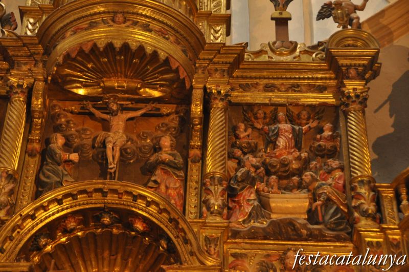 Agramunt - Retaule del Roser a l’església de Santa Maria
