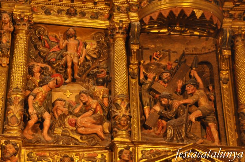 Agramunt - Retaule del Roser a l’església de Santa Maria