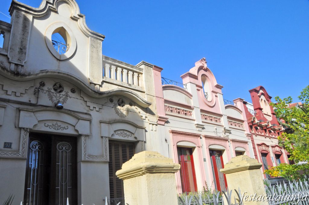 Sant Vicenç dels Horts - Carrer Mossèn J. Verdaguer (Cases de can Comamala)