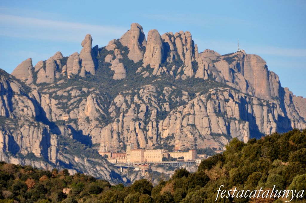 Olesa de Montserrat - Vistes panoràmiques des de Sant Pere Sacama