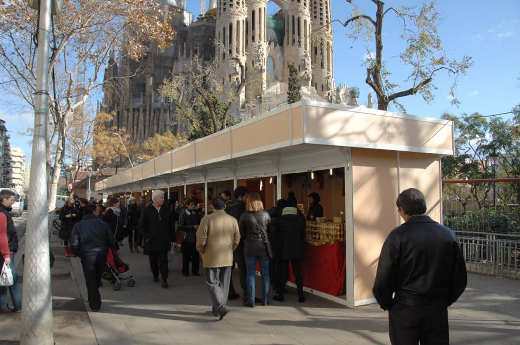 Barcelona - Fira de Nadal a la Sagrada Família