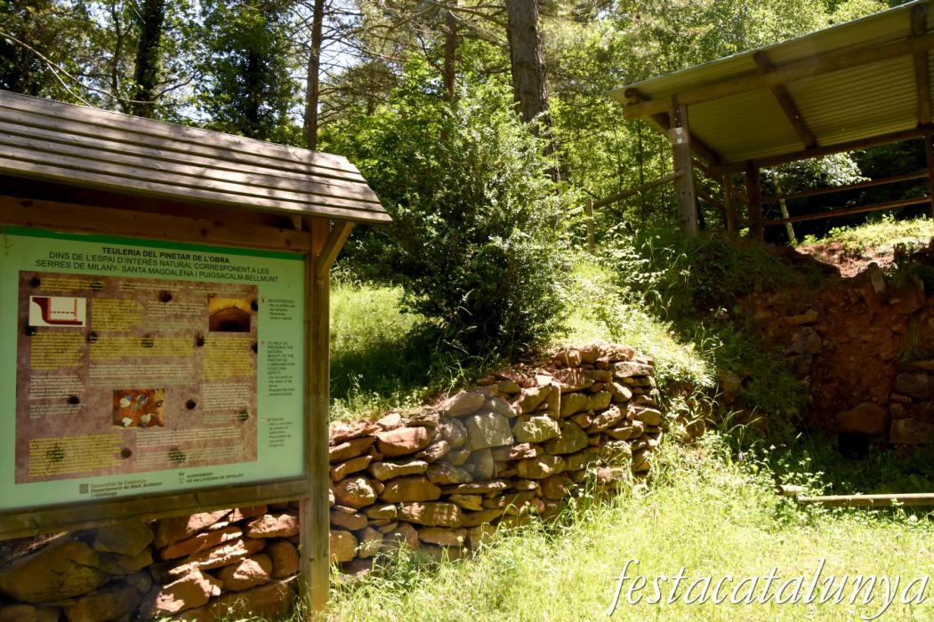 Vallfogona de Ripollès - Teuleria del Pinetar de l'Obra