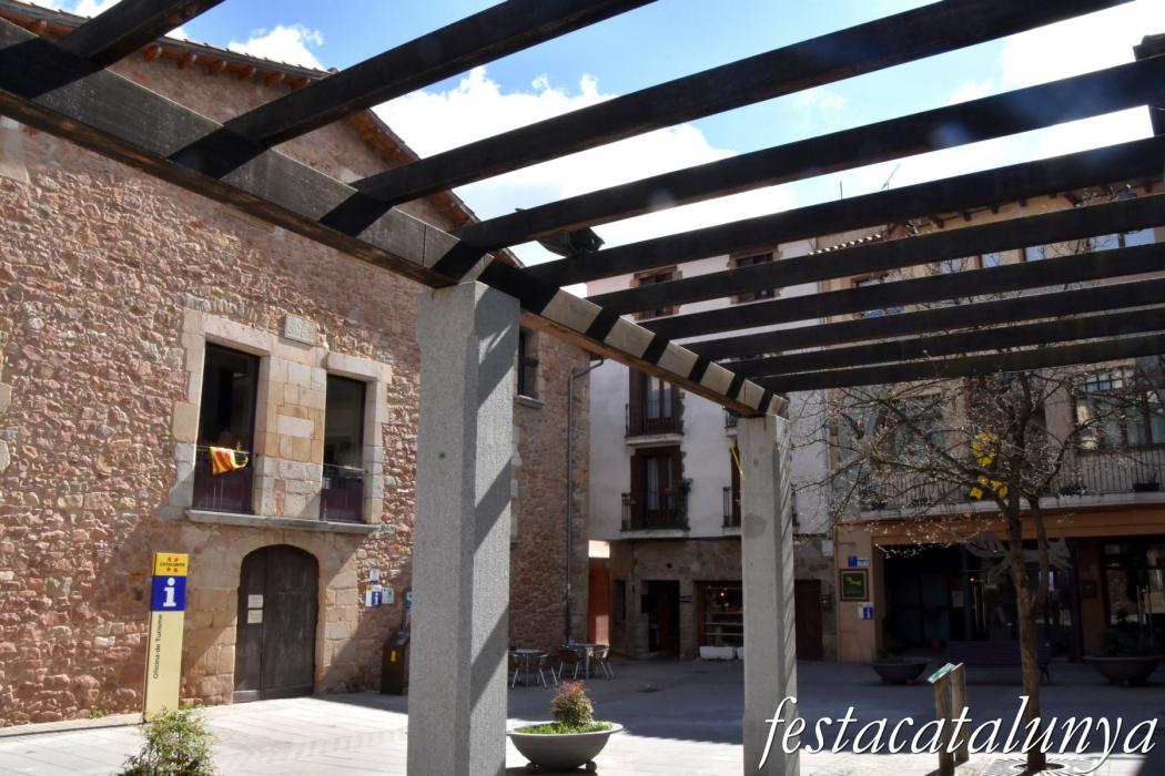 Plaça Porxada o de mossèn Verdaguer de Sant Hilari Sacalm i entorn ***