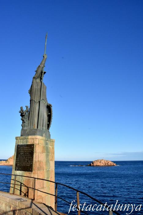 Tossa de Mar - Escultura de Minerva