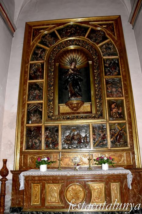 Tossa de Mar - Església parroquial de Sant Vicenç - Retaule del Roser