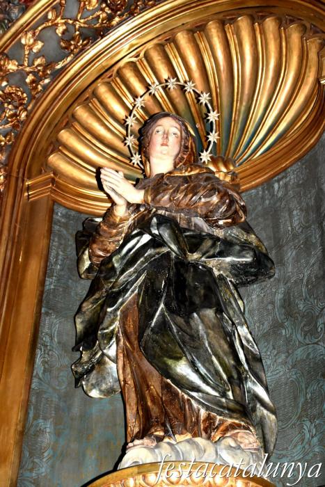 Tossa de Mar - Església parroquial de Sant Vicenç - Retaule del Roser