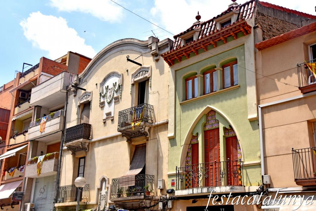 Cases del carrer Pi i Margall de Molins de Rei