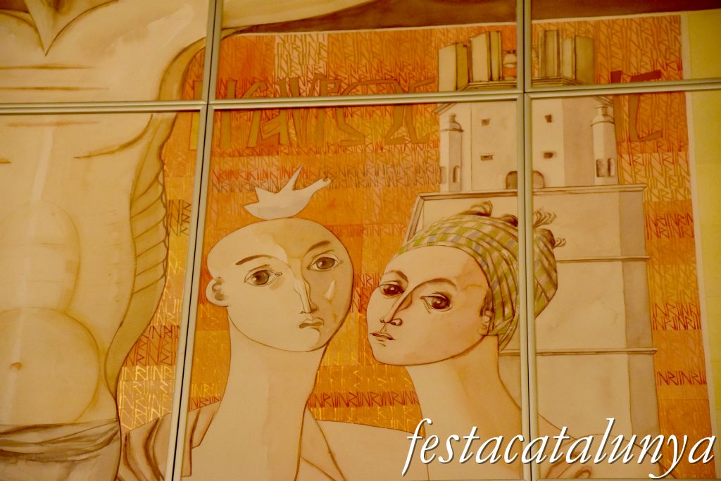 Palafrugell - Església de Sant Martí - Mural de la Pau i la Discòrdia de Tano Pisano