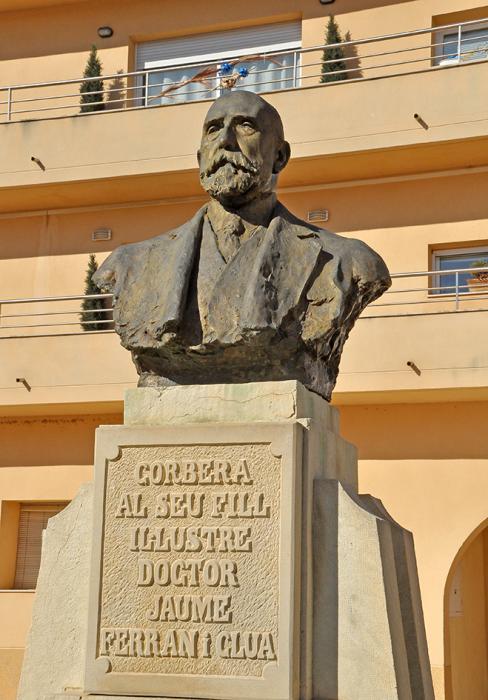 Escultura a Jaume Ferran i Clua de Corbera d'Ebre