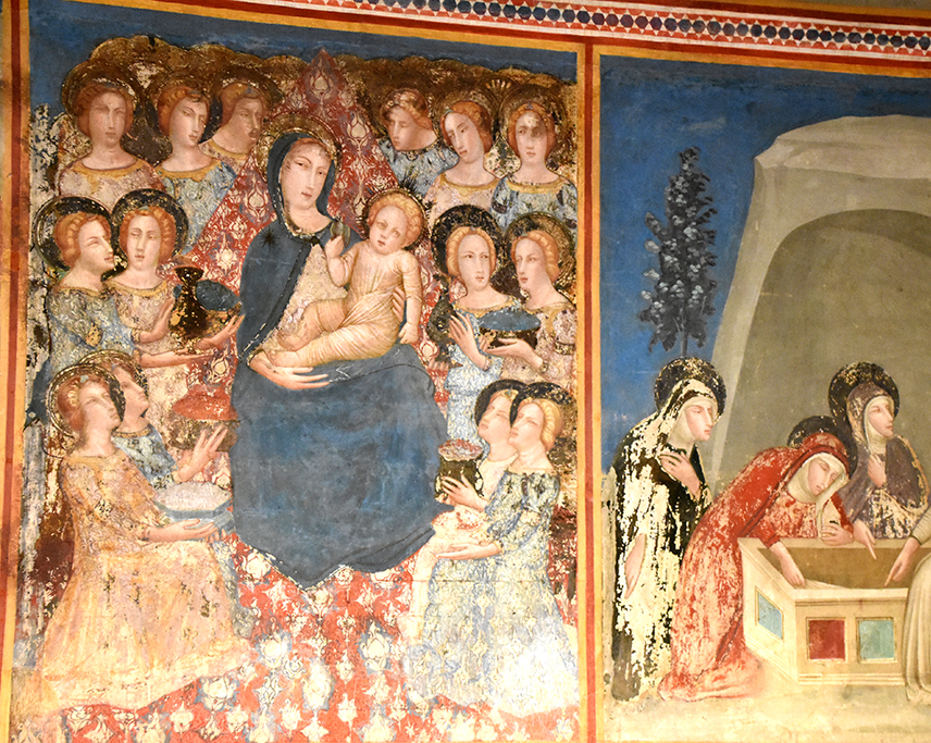 Murals Divins, pintures de la capella de Sant Miquel del monestir de Pedralbes ***