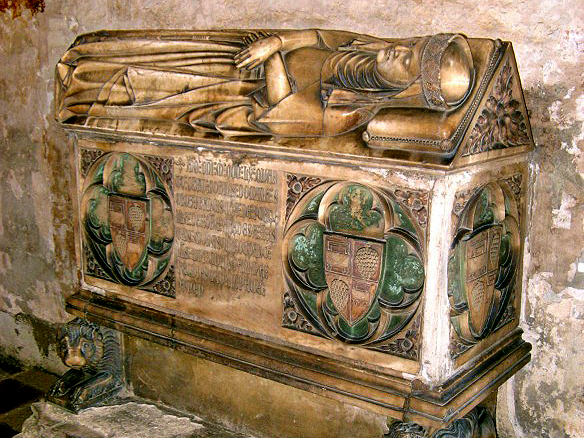 Sepulcre de l'abadessa Francesca de Saportella del monestir de Pedralbes ***