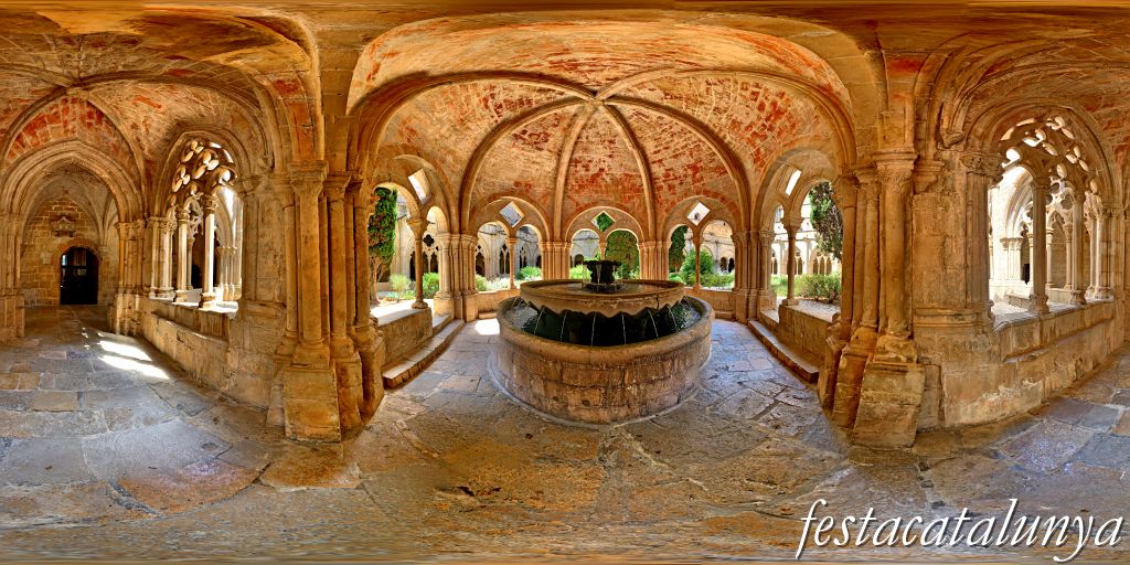 Vimbodí i Poblet - Templet del lavatori del claustre del monestir de Poblet 