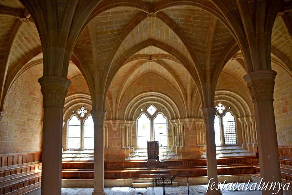 Vimbodí i Poblet - Sala Capitular del monestir de Poblet 
