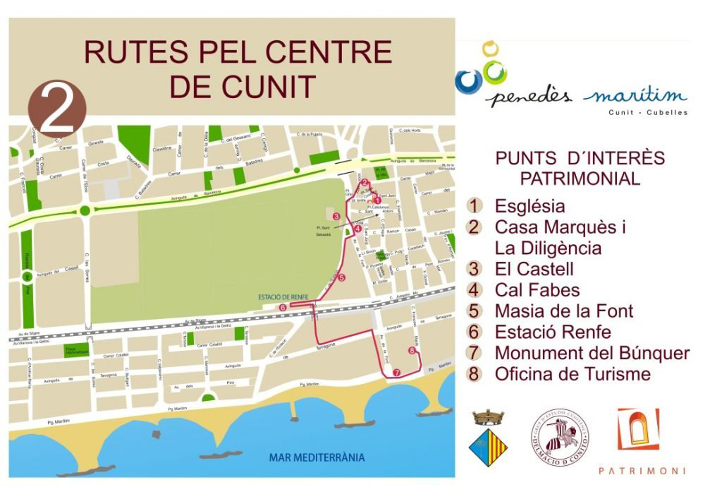 Ruta pel centre de Cunit