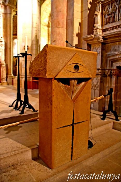 Vimbodí i Poblet - Església major de Santa Maria - Ambó