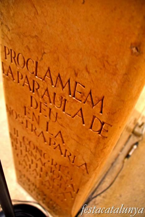 Vimbodí i Poblet - Església major de Santa Maria - Ambó