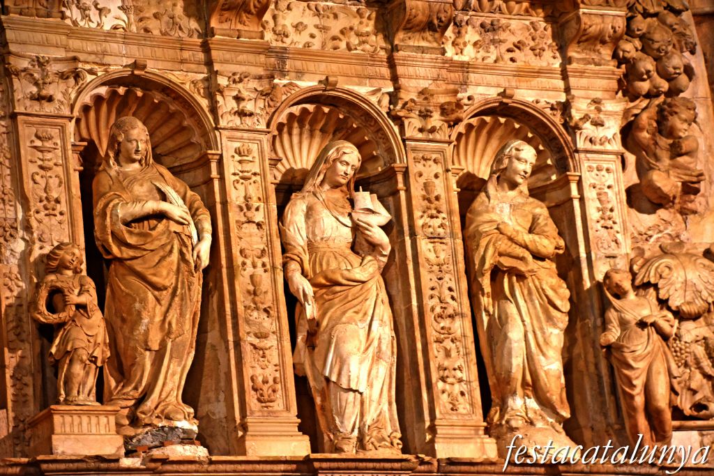 Vimbodí i Poblet - Retaule major de l'església de Santa Maria 