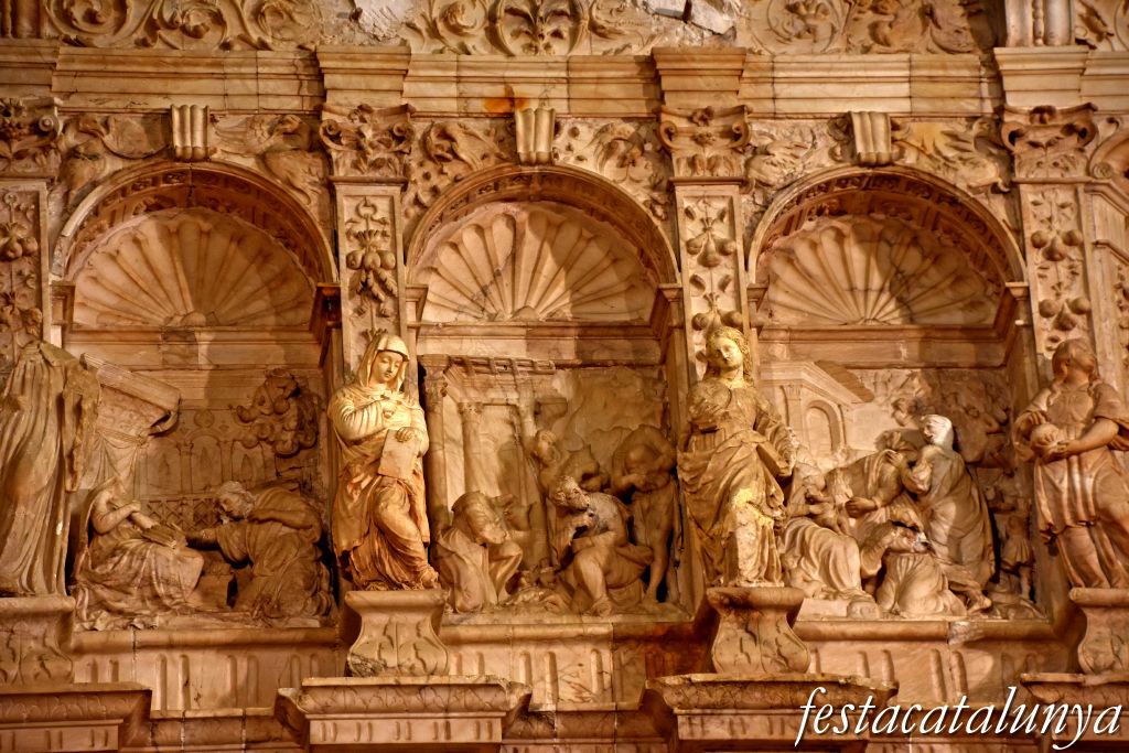 Vimbodí i Poblet - Retaule major de l'església de Santa Maria