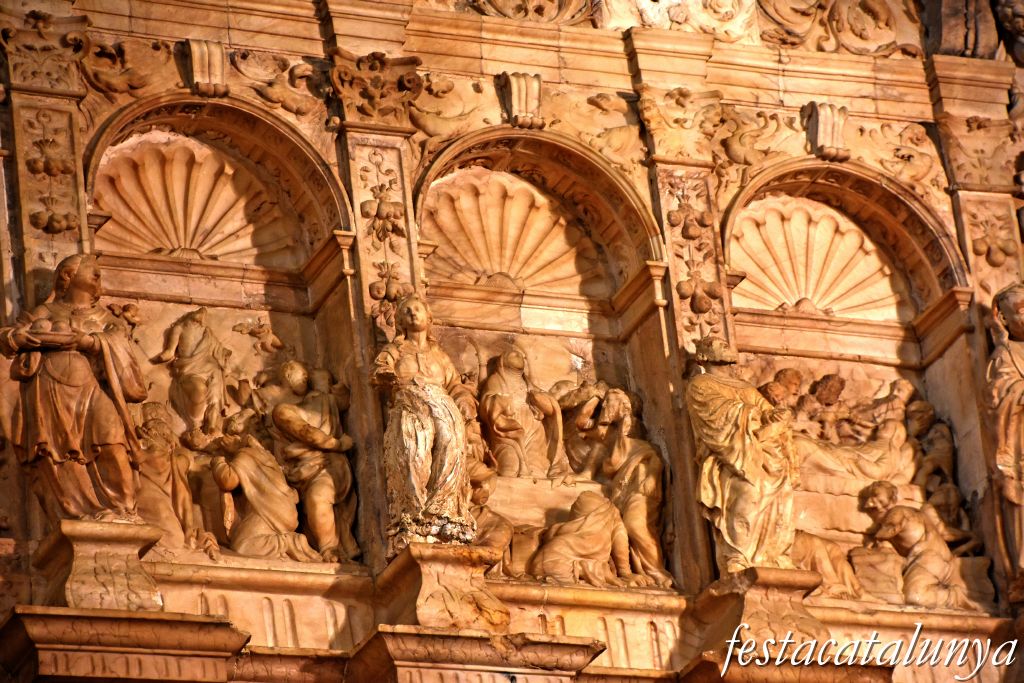 Vimbodí i Poblet - Retaule major de l'església de Santa Maria