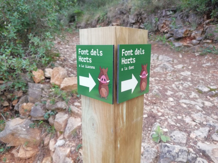 Rutes "Espais per descobrir amb infants" a La Llacuna