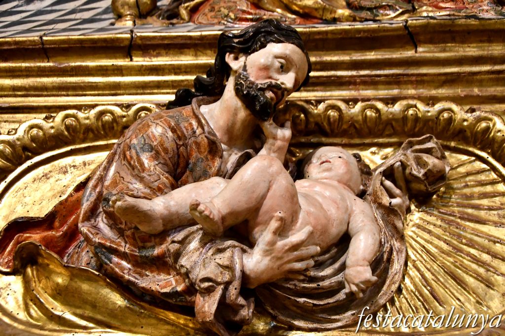 Retaule de Santa Maria Magdalena a l'església parroquial de Santa Magdalena del Pont d'Armentera ***