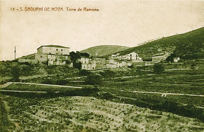 Subirats - Postal antiga de Torre-ramona