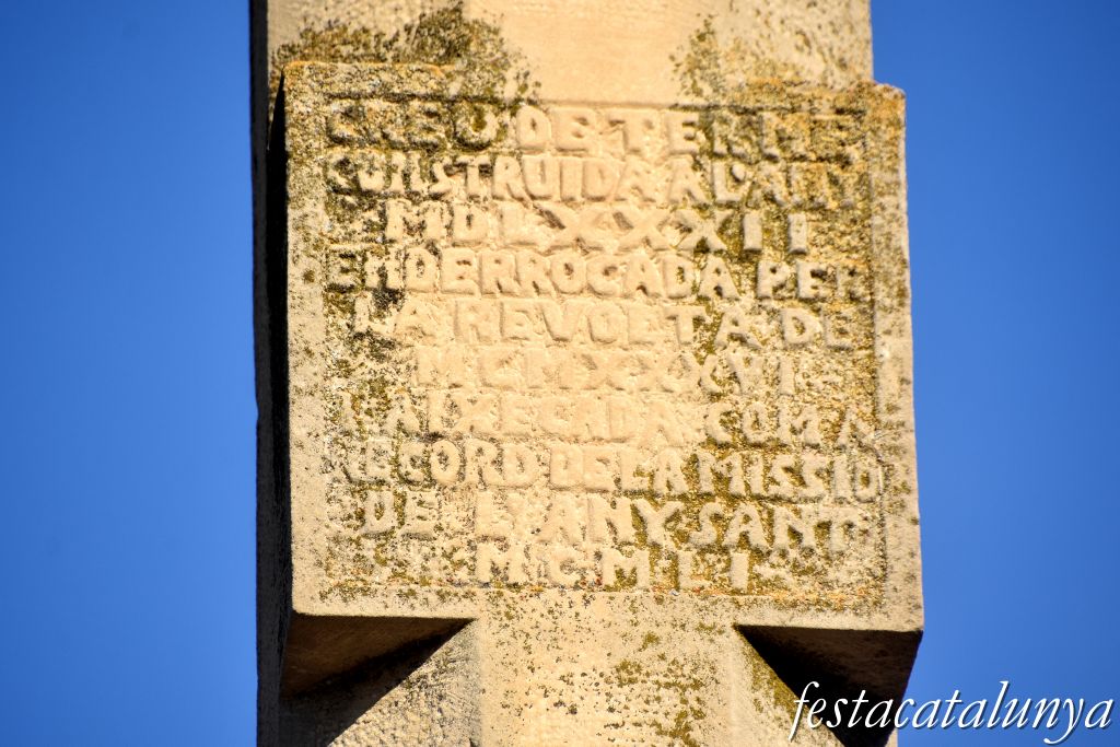 Anglesola - Creu de terme de Santa Anna  