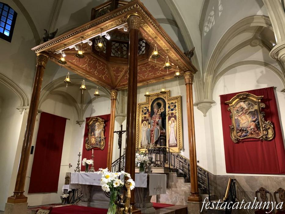 Anglesola - Altar Major de l'església parroquial de Sant Pau de Narbona 