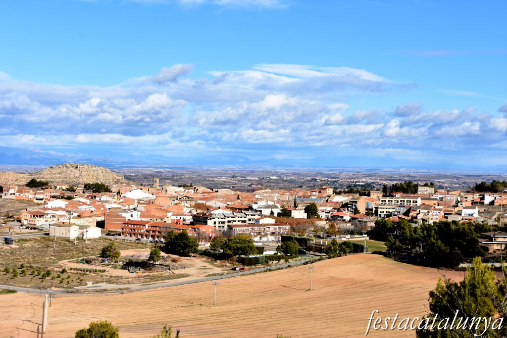 Castelldans - Vistes panoràmiques des de l'ermita de la Mare de Déu de Montserrat