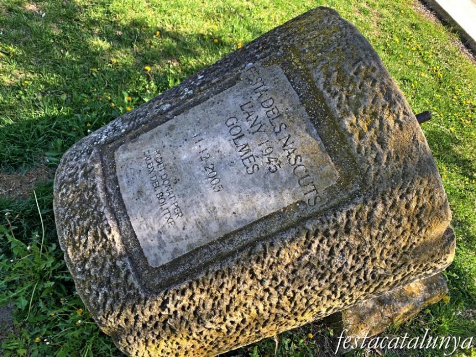 Golmés - Monument a la Carta Pobla