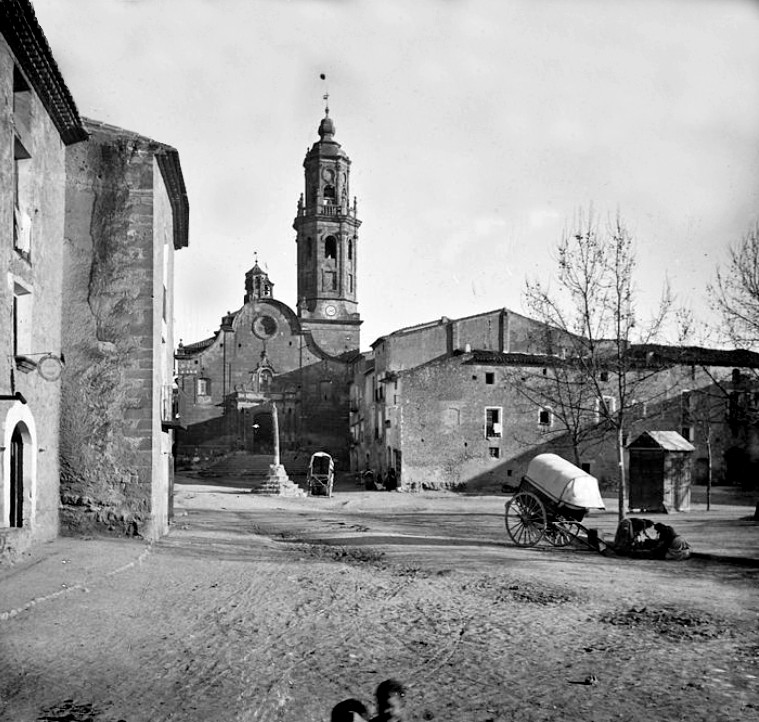 Granadella, La - Santa Maria de Gracia (Foto Josep Salvany. Arxiu BC. Any 1920)