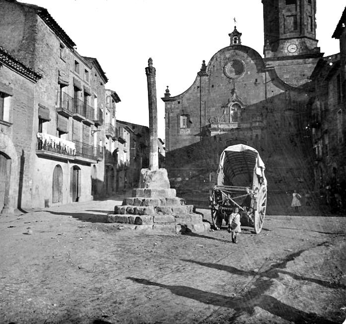Granadella, La - Santa Maria de Gracia (Foto Josep Salvany. Arxiu BC. Any 1920)