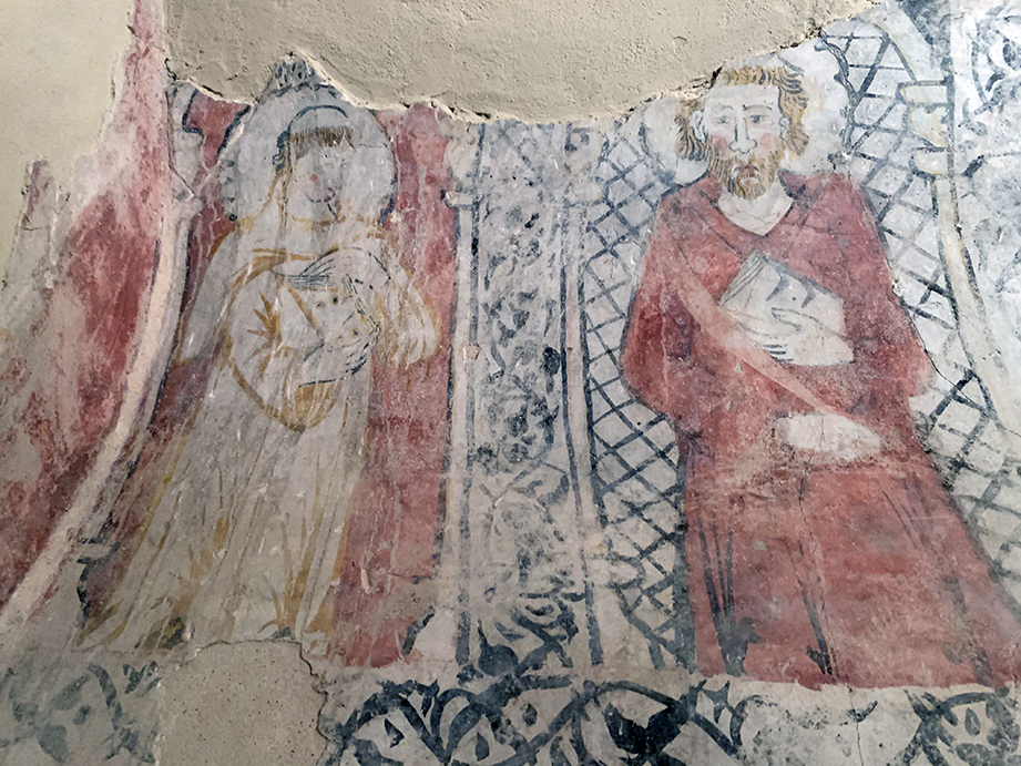 Quan es van descobrir les pintures murals de Sant Valentí?