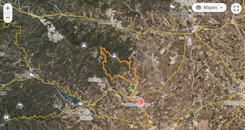 Botarell - Rutes