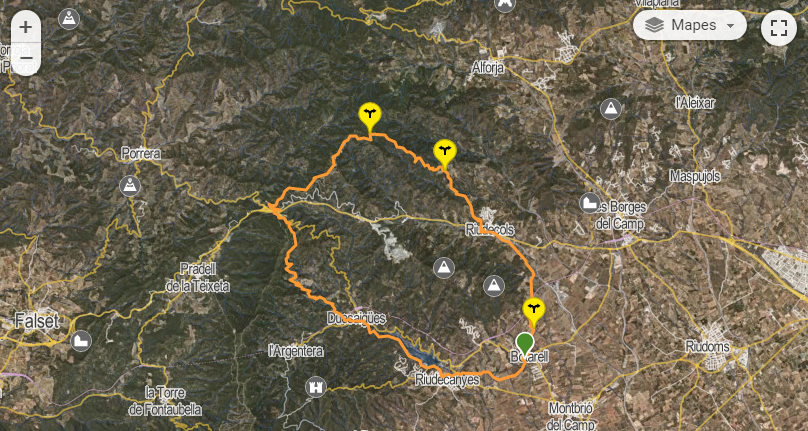 Rutes a Botarell