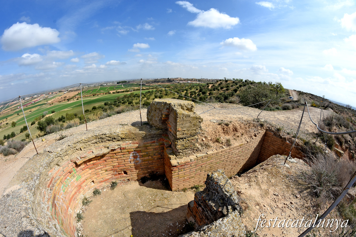 Observatori i búnquer de la guerra civil de Sidamon al terme de Torregrossa 