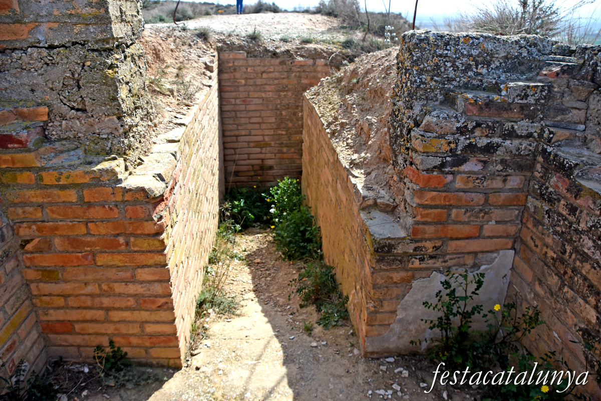 Observatori i búnquer de la guerra civil de Sidamon al terme de Torregrossa 