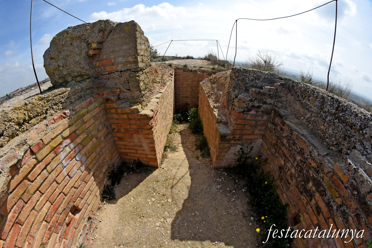 Observatori i búnquer de la guerra civil de Sidamon al terme de Torregrossa 