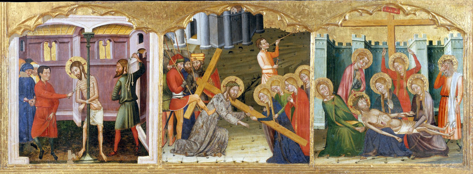 Rubió - Retaule de Santa Maria (Fragment de la predel·la original)